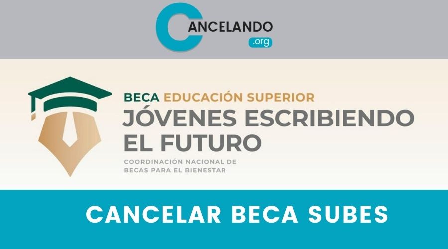 Cancelar una Beca en SUBES