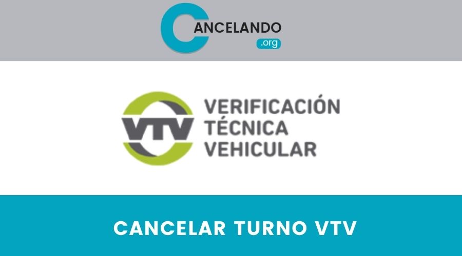 Cancelar Turno VTV