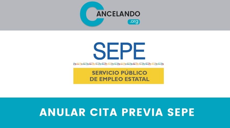 Cómo Anular una Cita previa INEM SEPE